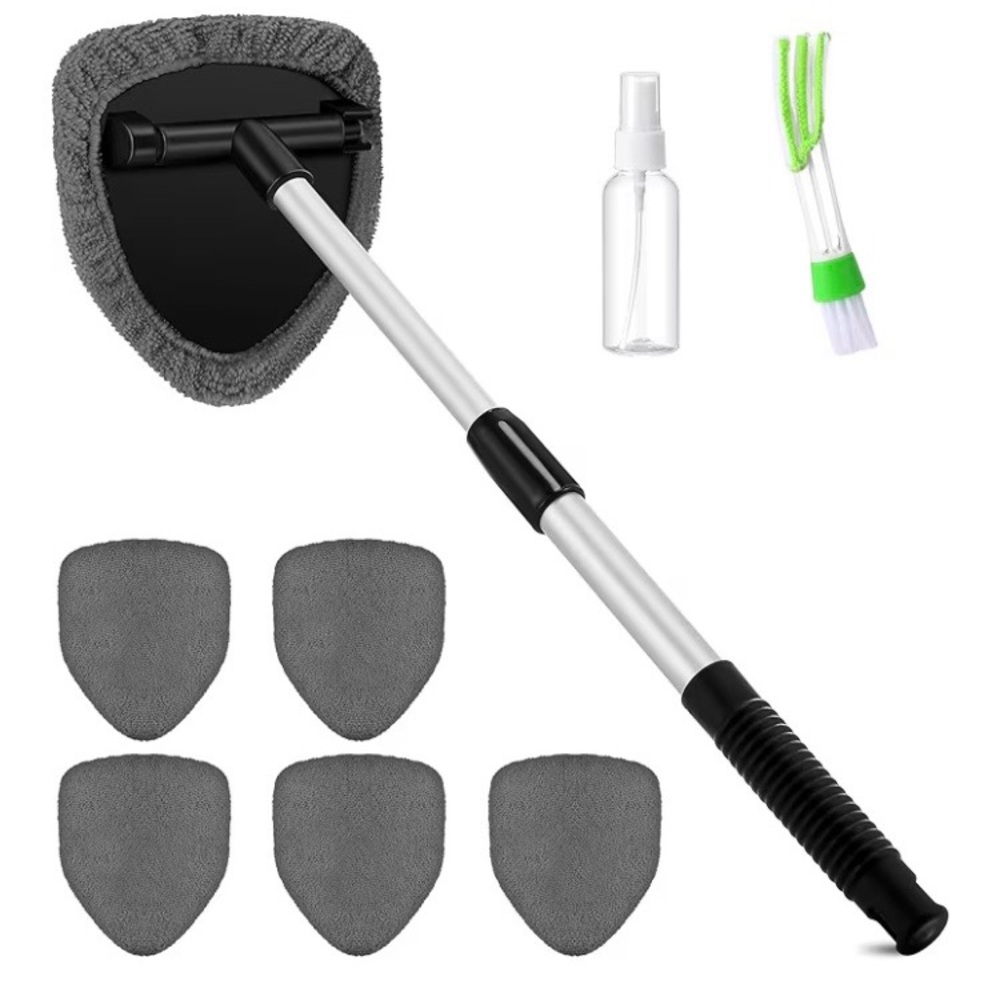 BRAND NEW 8 Pcs Car Windshield Cleaner Tool Kit with Extendable Handle